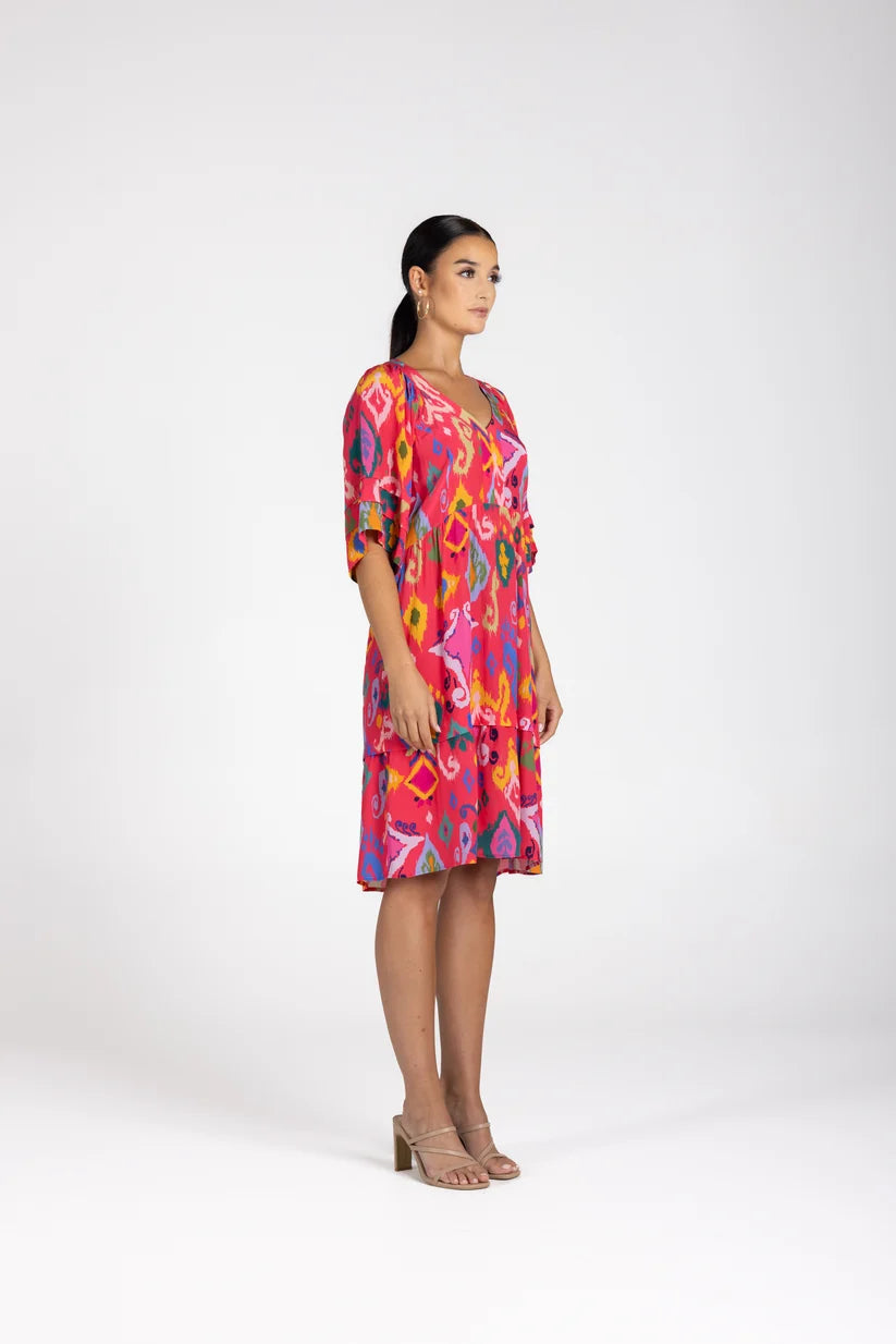 Short Ikat Dress | Multi