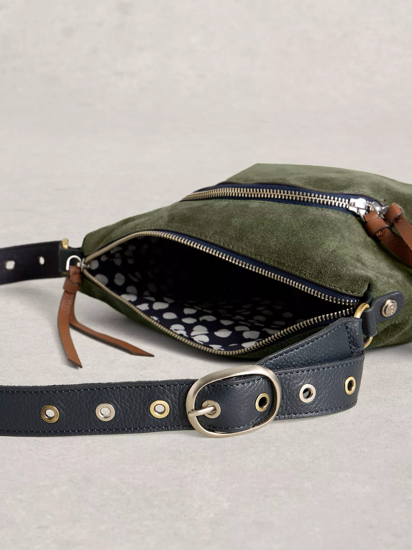 Hollie Crossbody Bag | Khaki Green