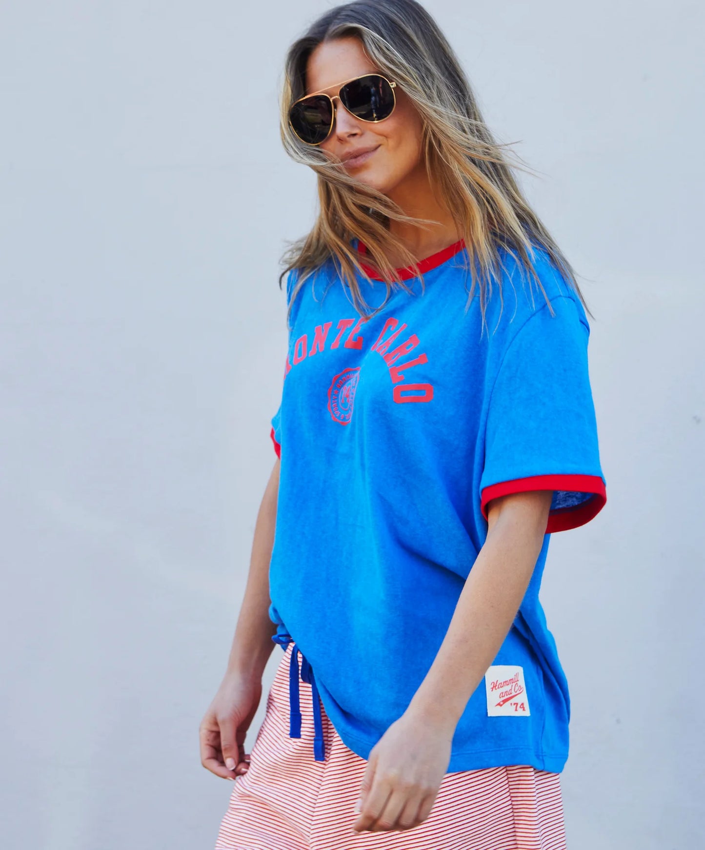 Riviera Top | Royal/Red