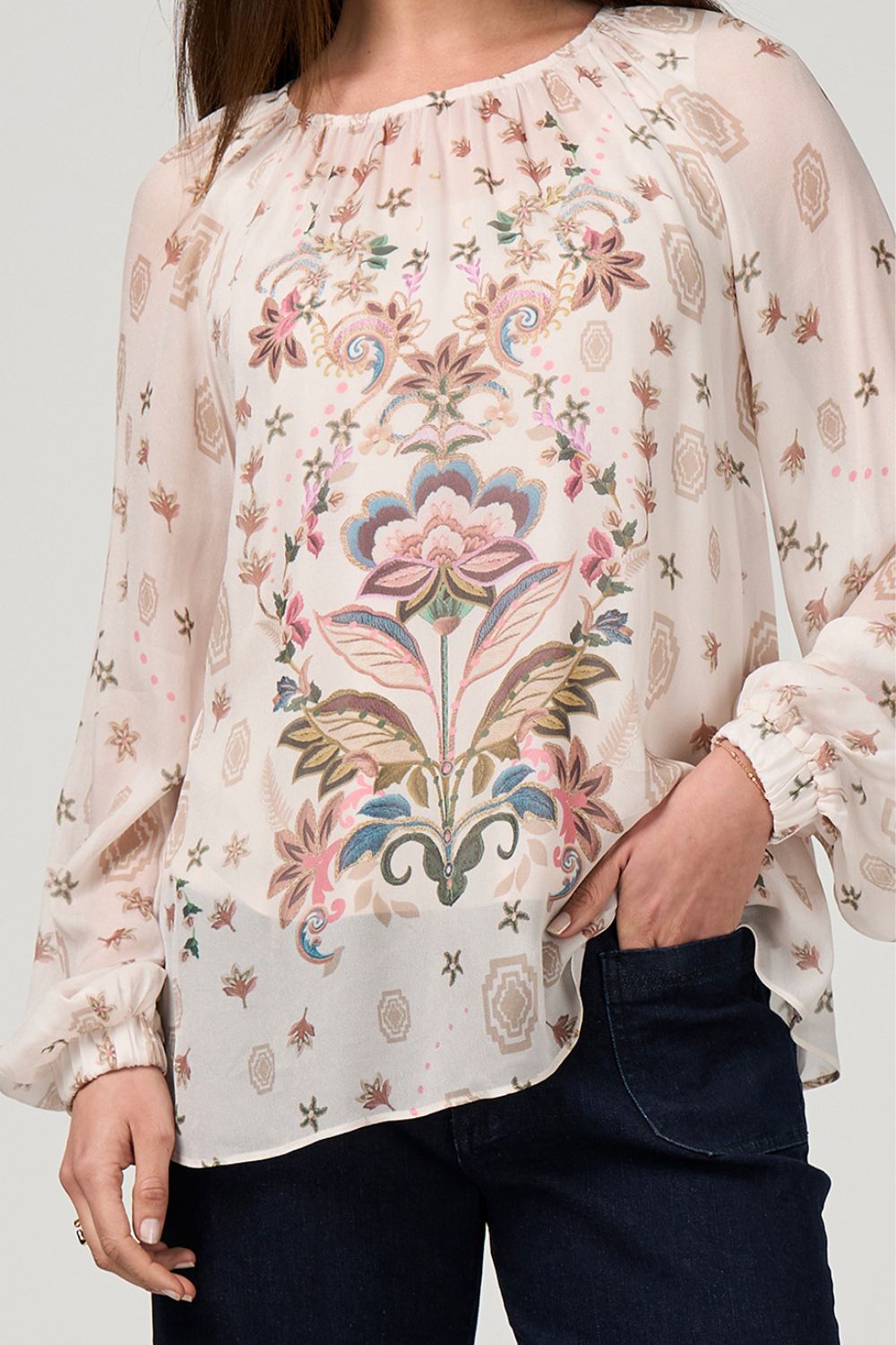Antoinette Top | Bone Multi