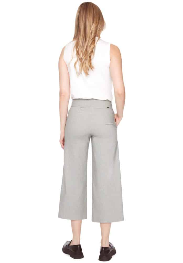 Texture Techno Wide Leg Pant | Beige