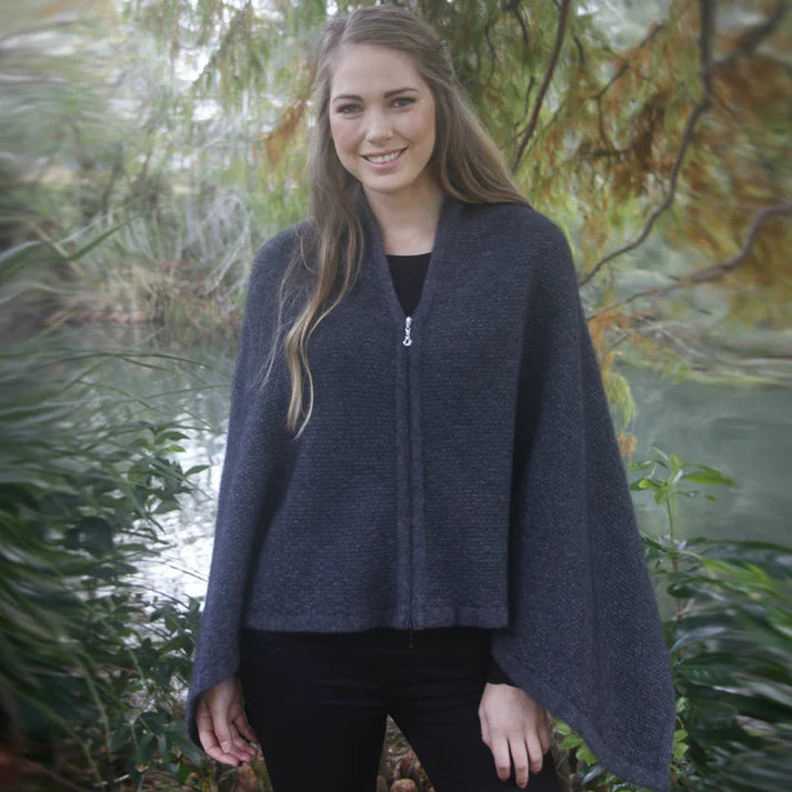 Zippered Wrap | Charcoal