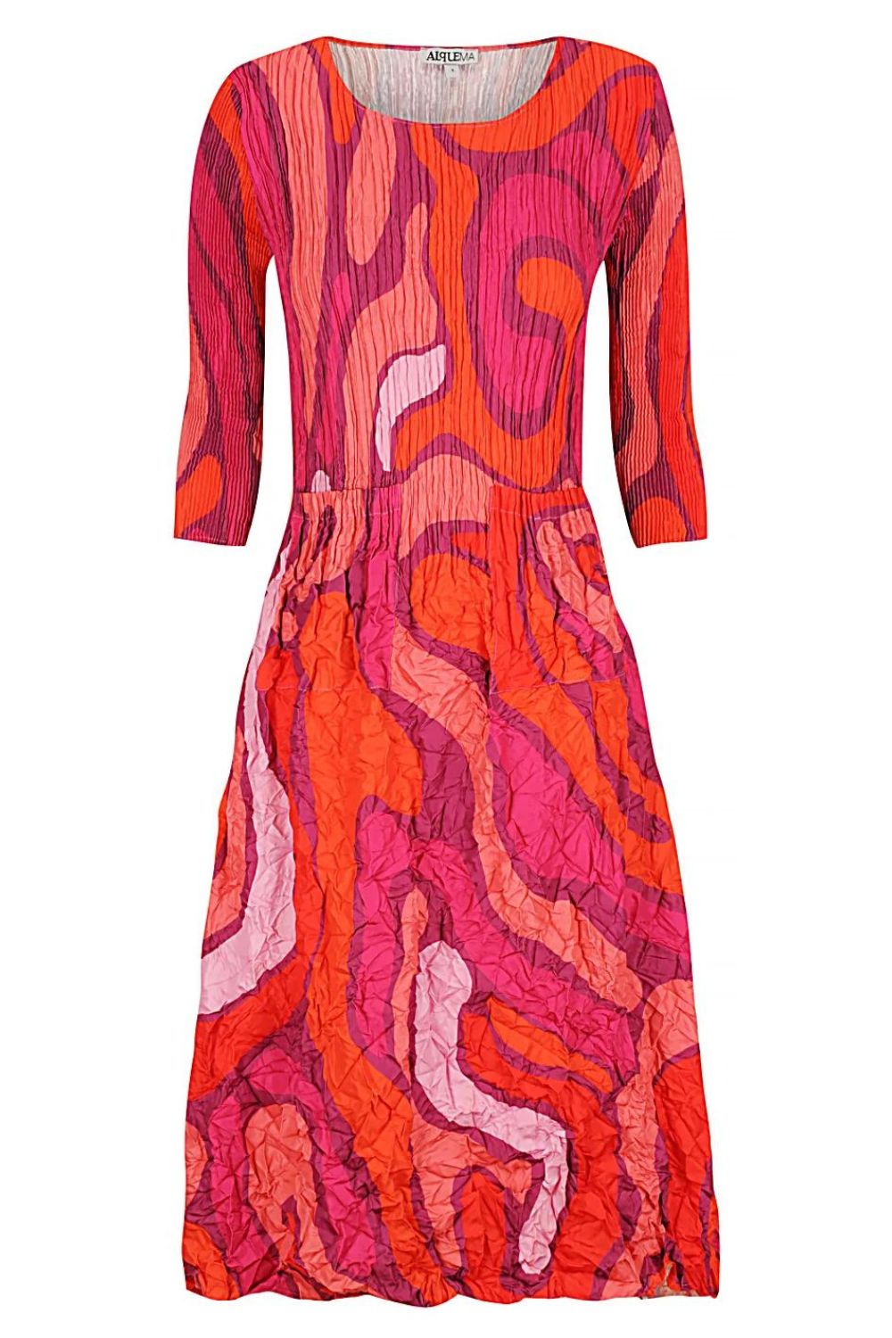 Alquema 3/4 Sleeve Smash Pocket Dress | Snakes & Ladders_Shop 12