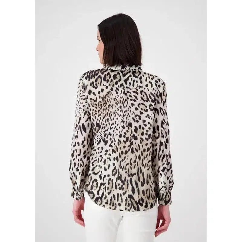Blouse Leopard Print | Almond Pattern-Monari-Shop 12 Bendigo