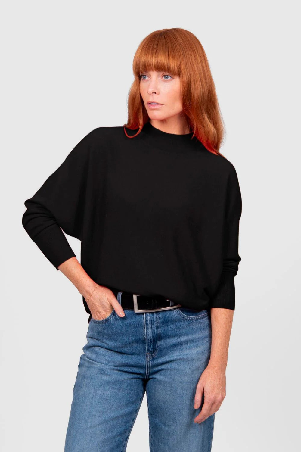 Dolman 3/4 Sleeve | Black