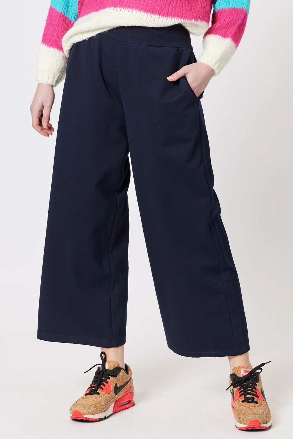 Kimmy Ponti Pant | Navy