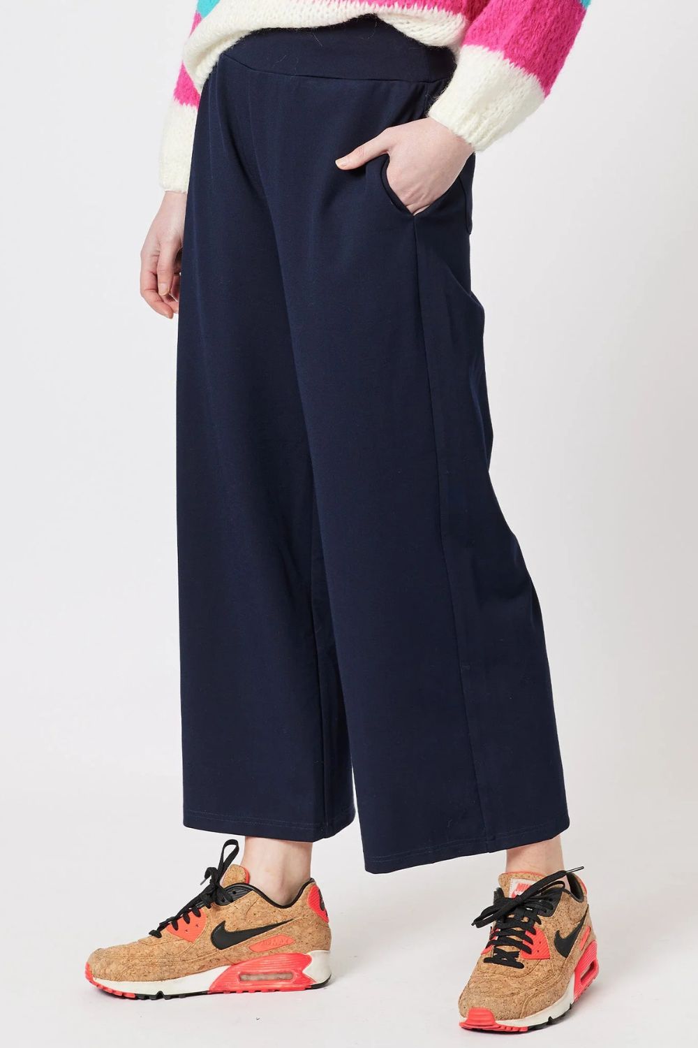 Kimmy Ponti Pant | Navy