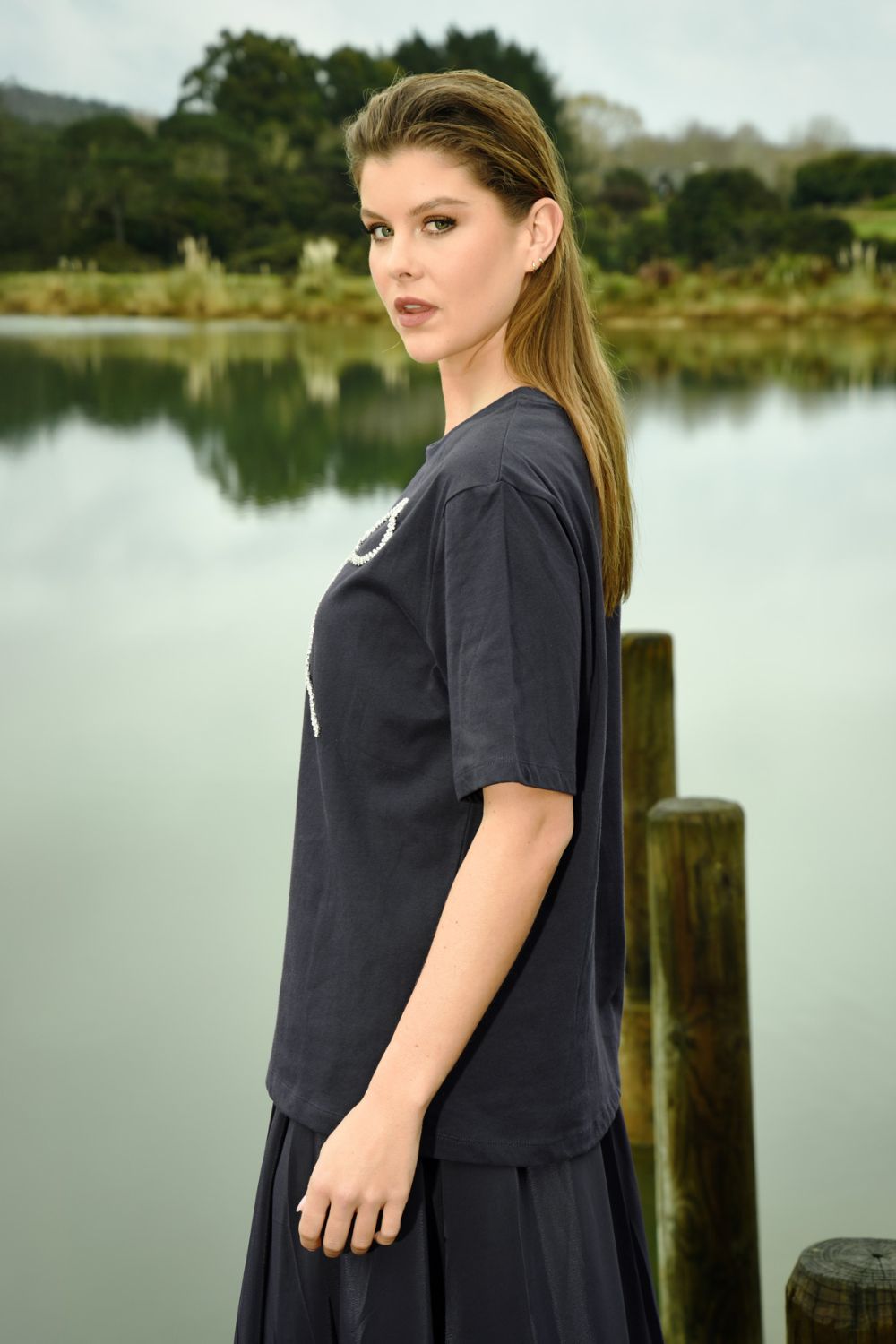 Bow'tiful Day Top | Black