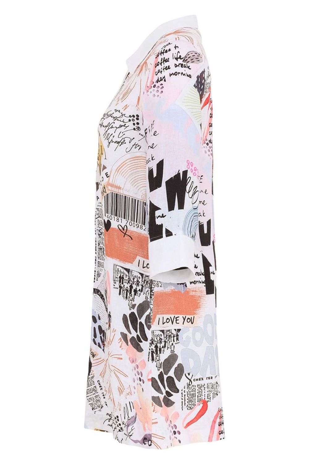 Coffee Time Shirt Dress | 25655