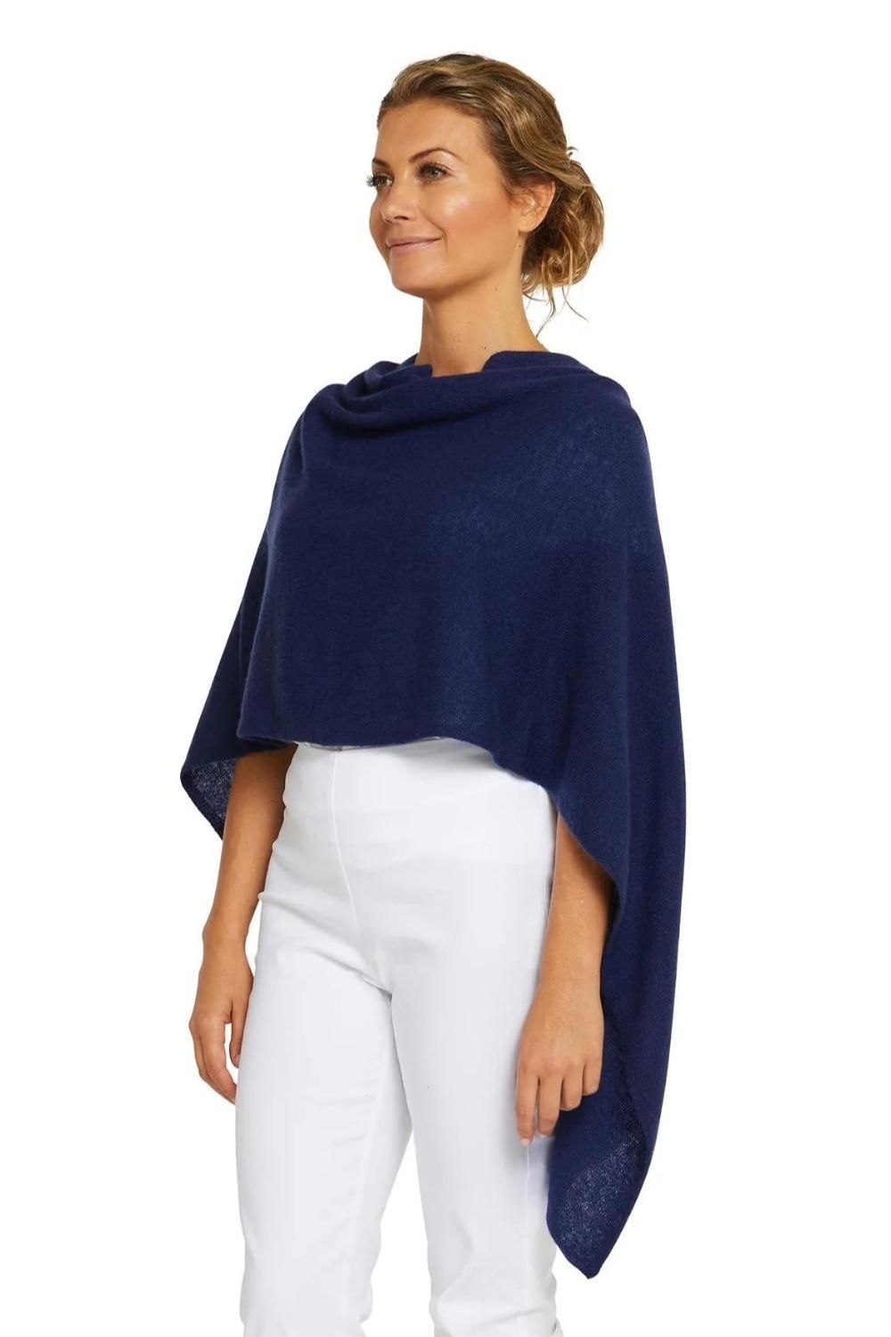 Cashmere Topper | Midnight