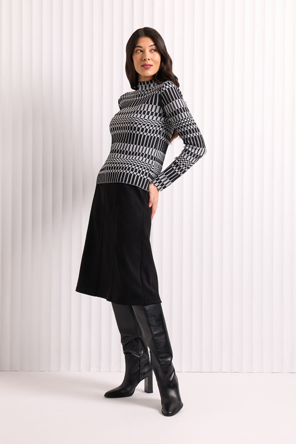 Flare Play Skirt | Black