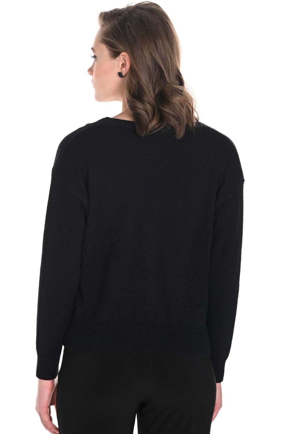 Embellished Heart Cardigan | Black