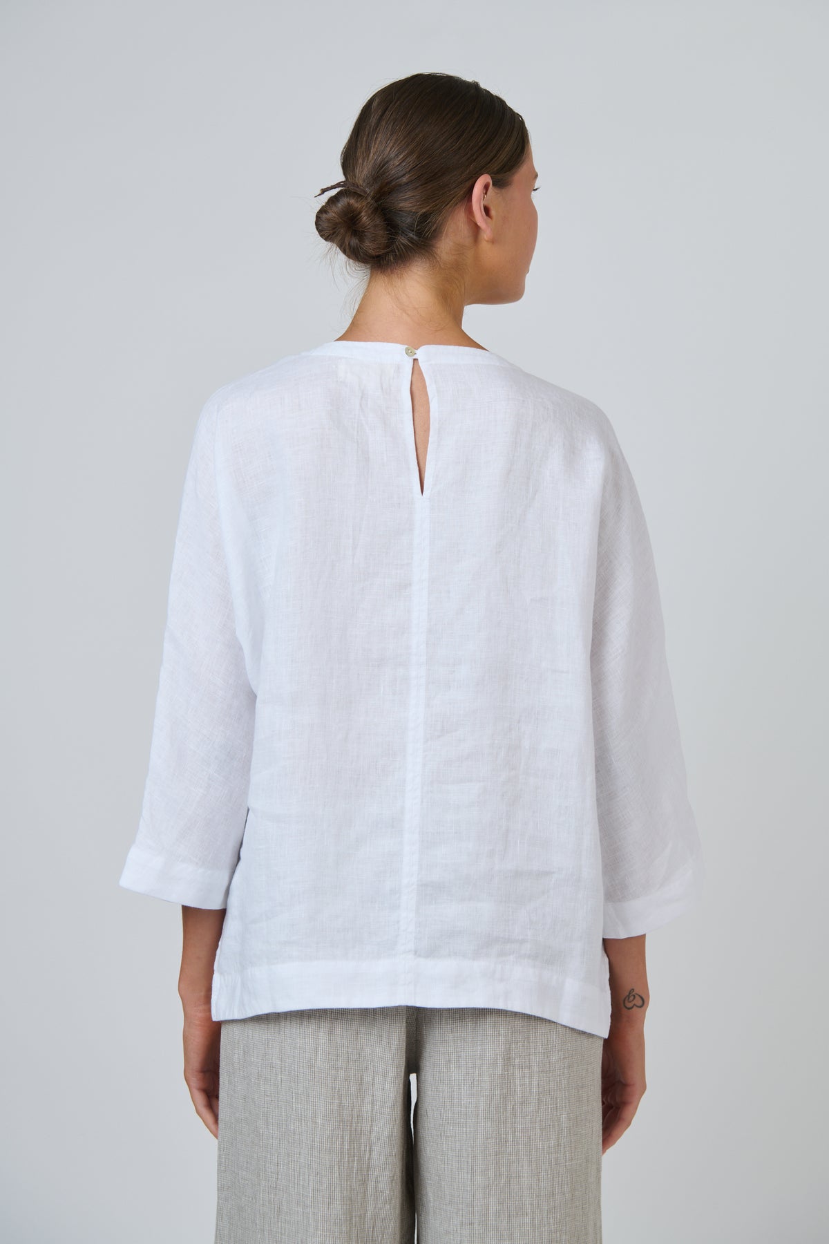 Linen Top | White