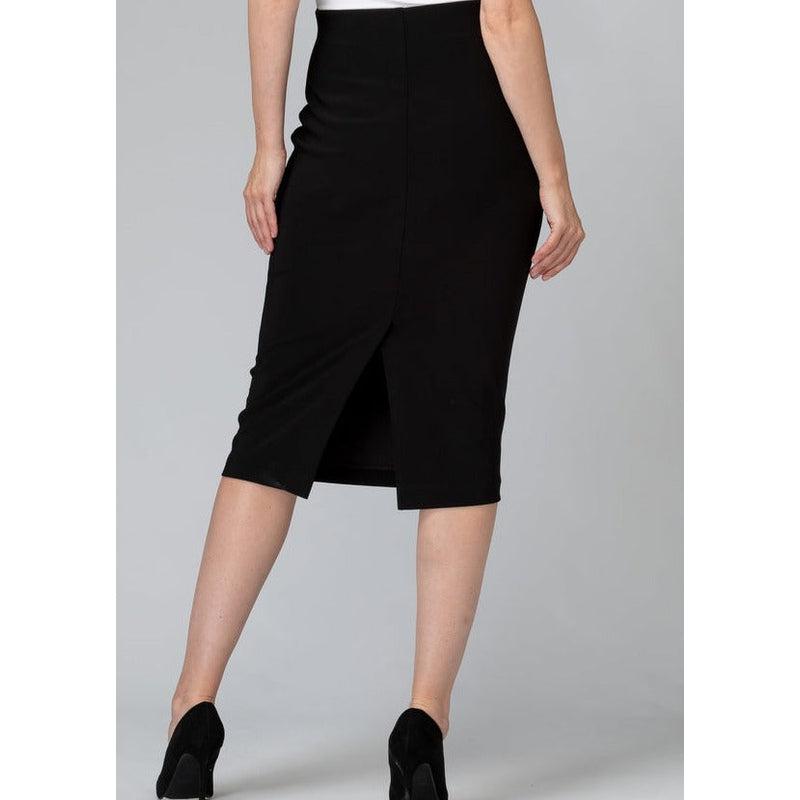 High Waist Pencil Skirt | Black-Joseph Ribkoff-Shop 12 Bendigo