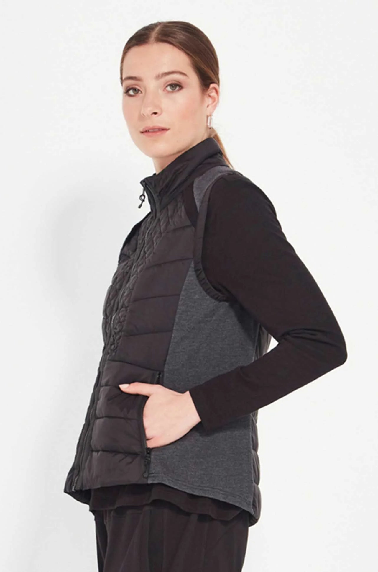 Idaho Vest | Charcoal Marle