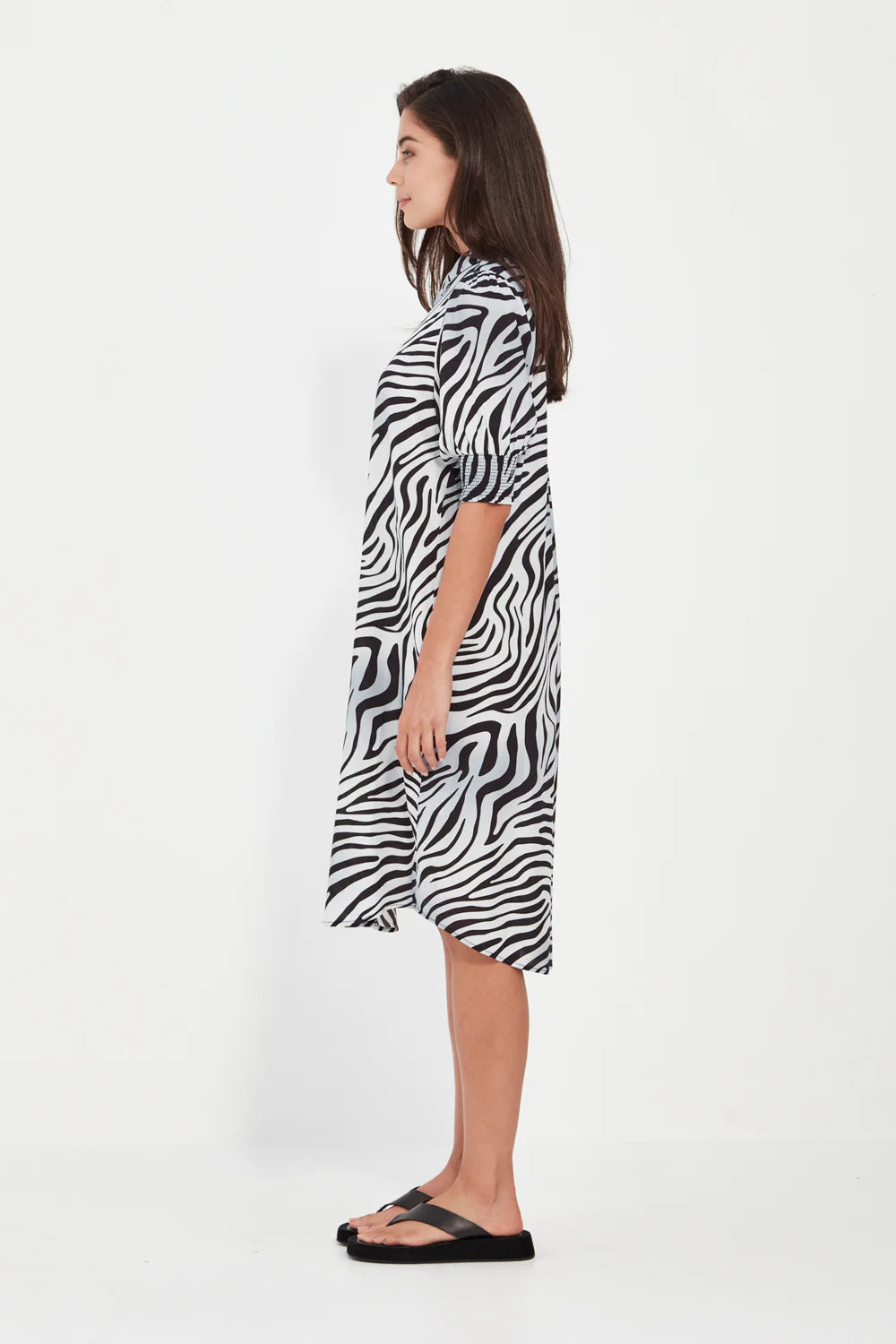 Julia Dress | Zebra Print