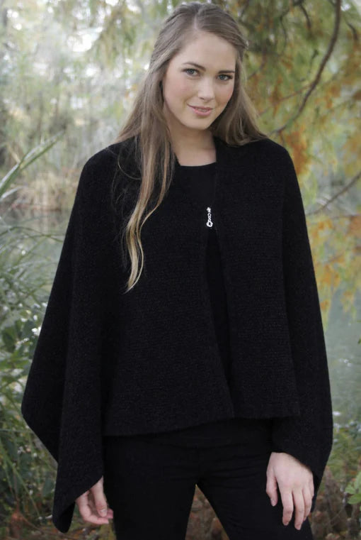 Zippered Wrap | Black