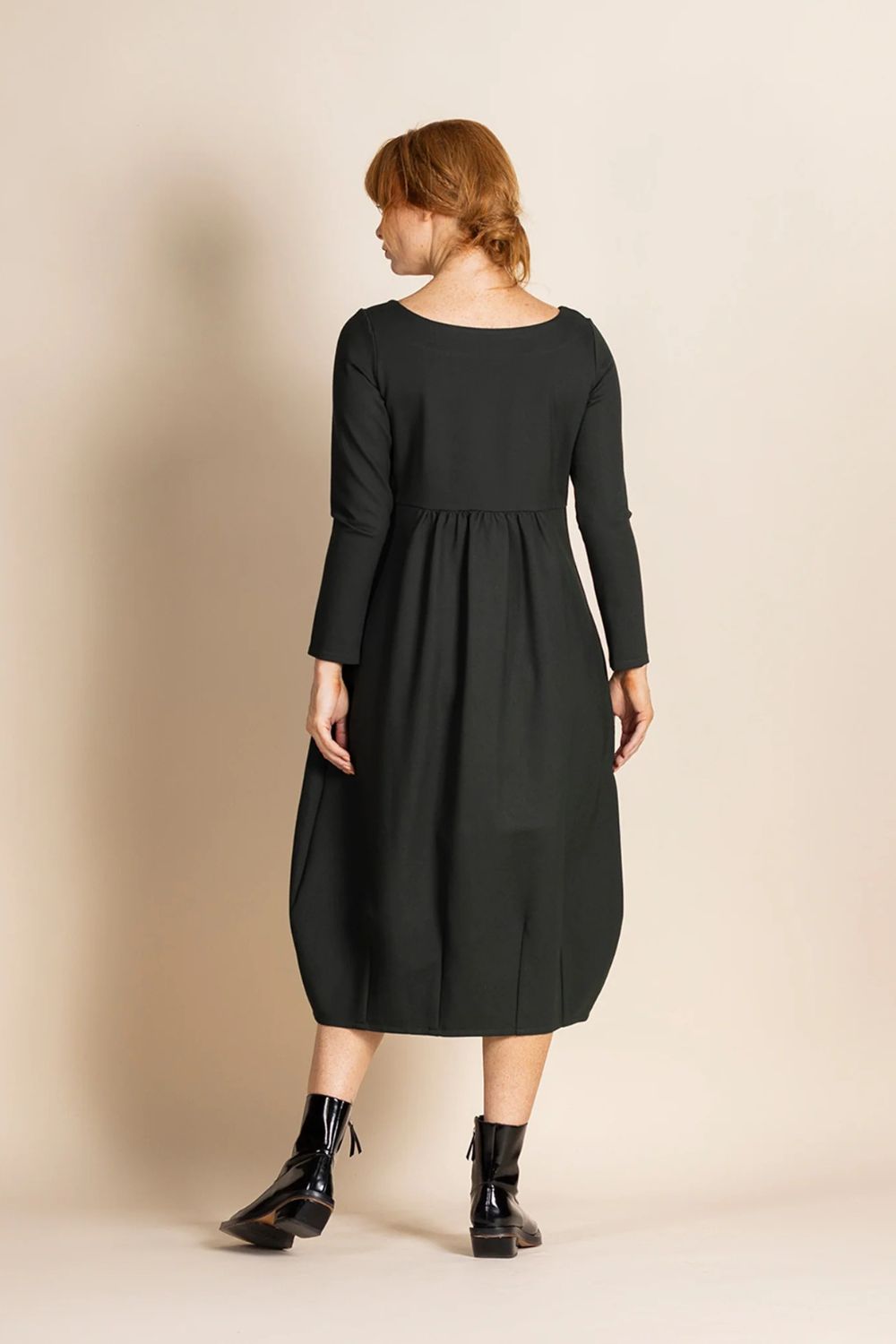 Ponte Romance Dress | Black