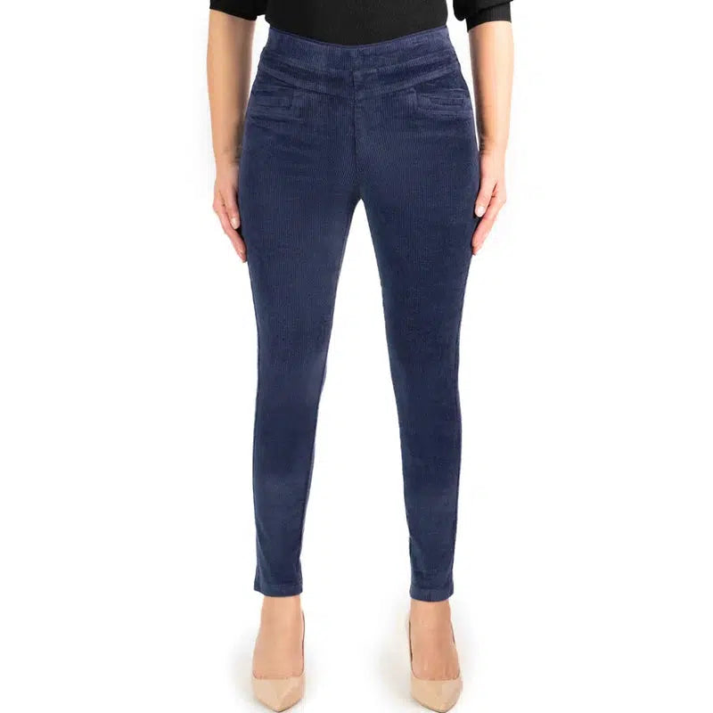 Mitch Pull On Cord Pant | Navy-Gabriella Frattini-Shop 12 Bendigo