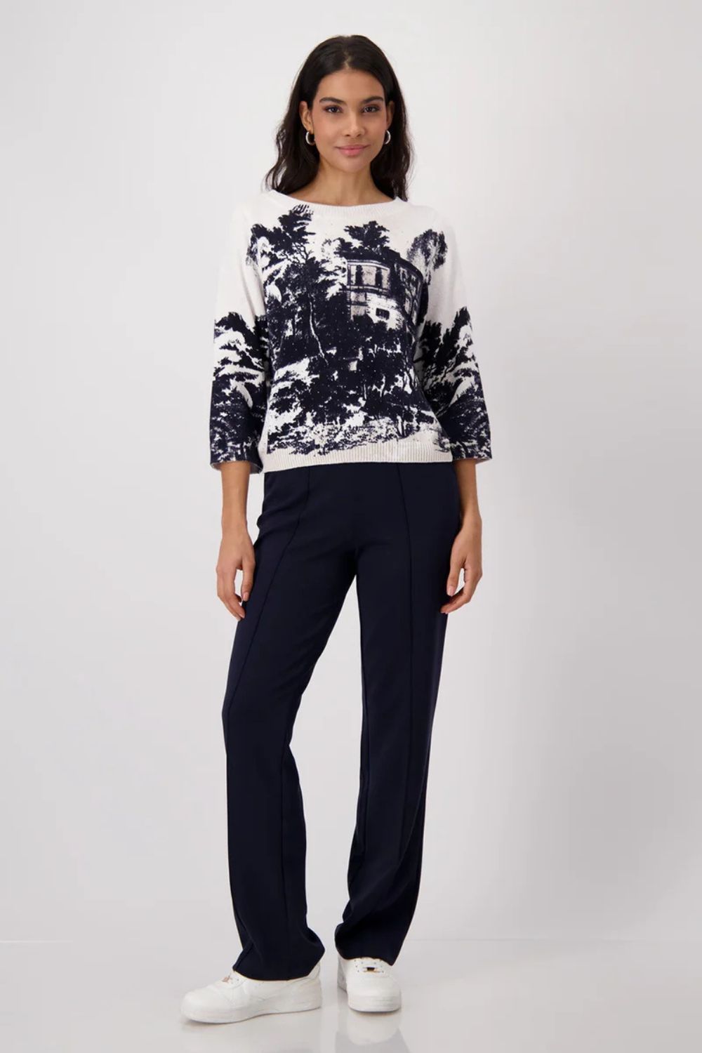 Printed Knit Jumper | Pattern