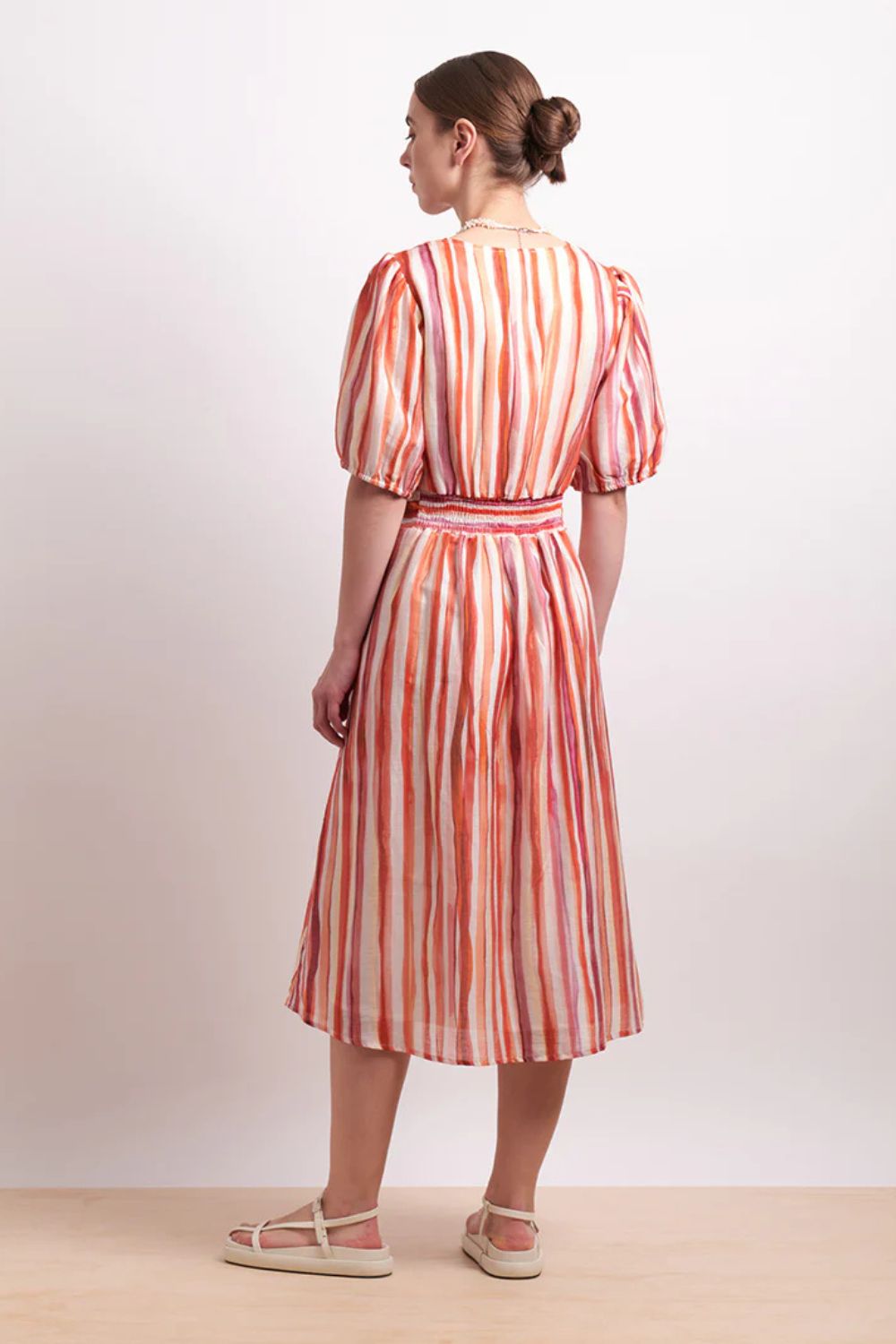 Draw The Line Dress | Koi Stripe