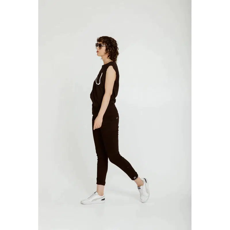 HOPE Roll Cuff Jogger | Black-New London Jeans-Shop 12 Bendigo