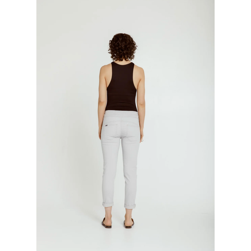 Hope Roll Cuff Jogger | Silver-New London Jeans-Shop 12 Bendigo