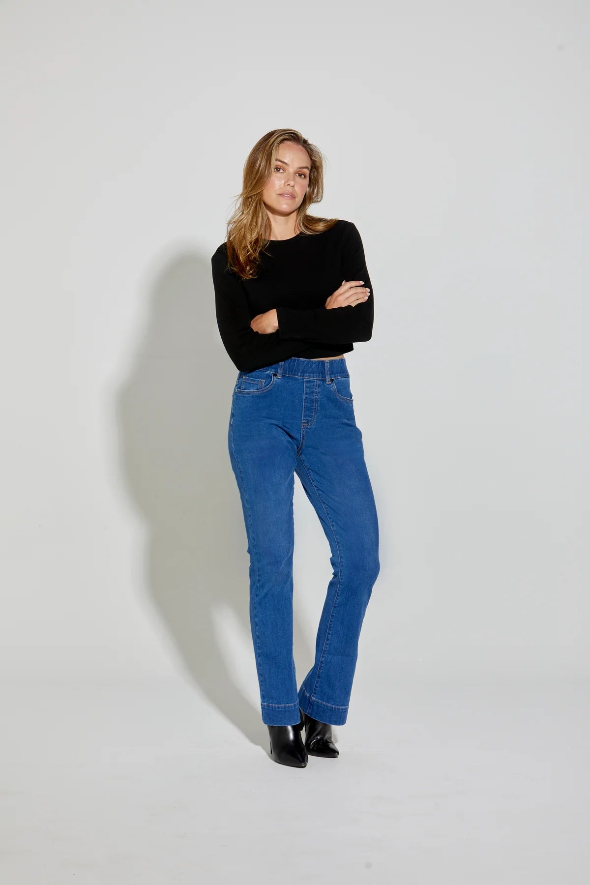 Olympia Flare Jean | Denim