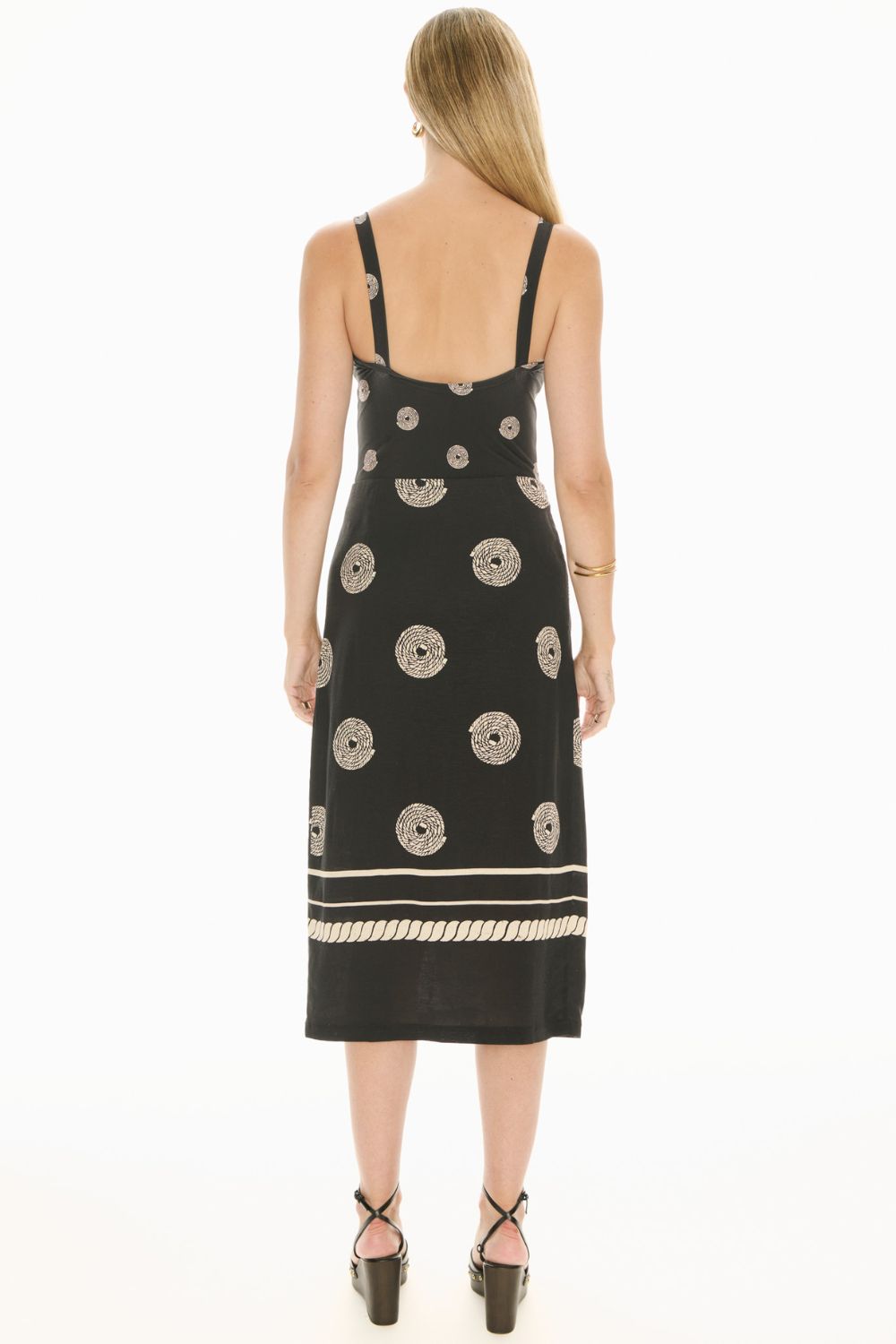 Tangle Wrap Skirt | Black/Pebble