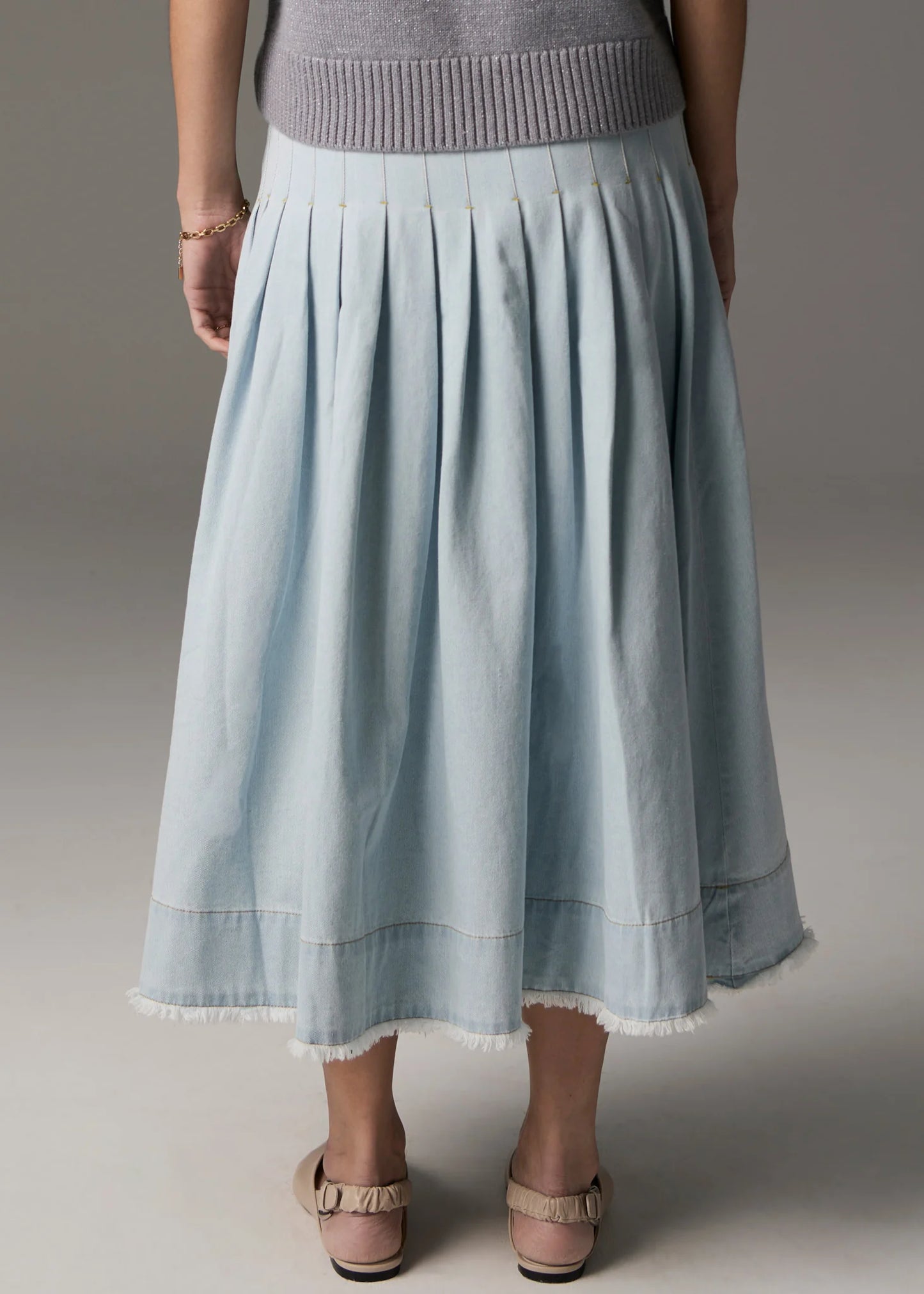 Reece Denim Skirt | Light Wash