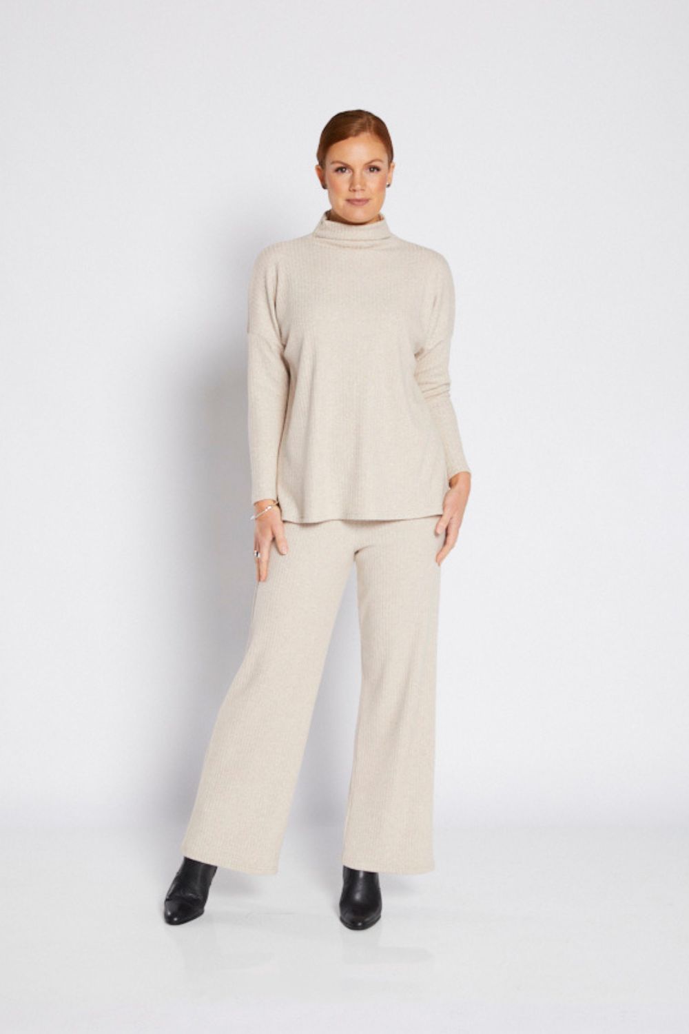 Toro Brushed Rib Pant | Oatmeal