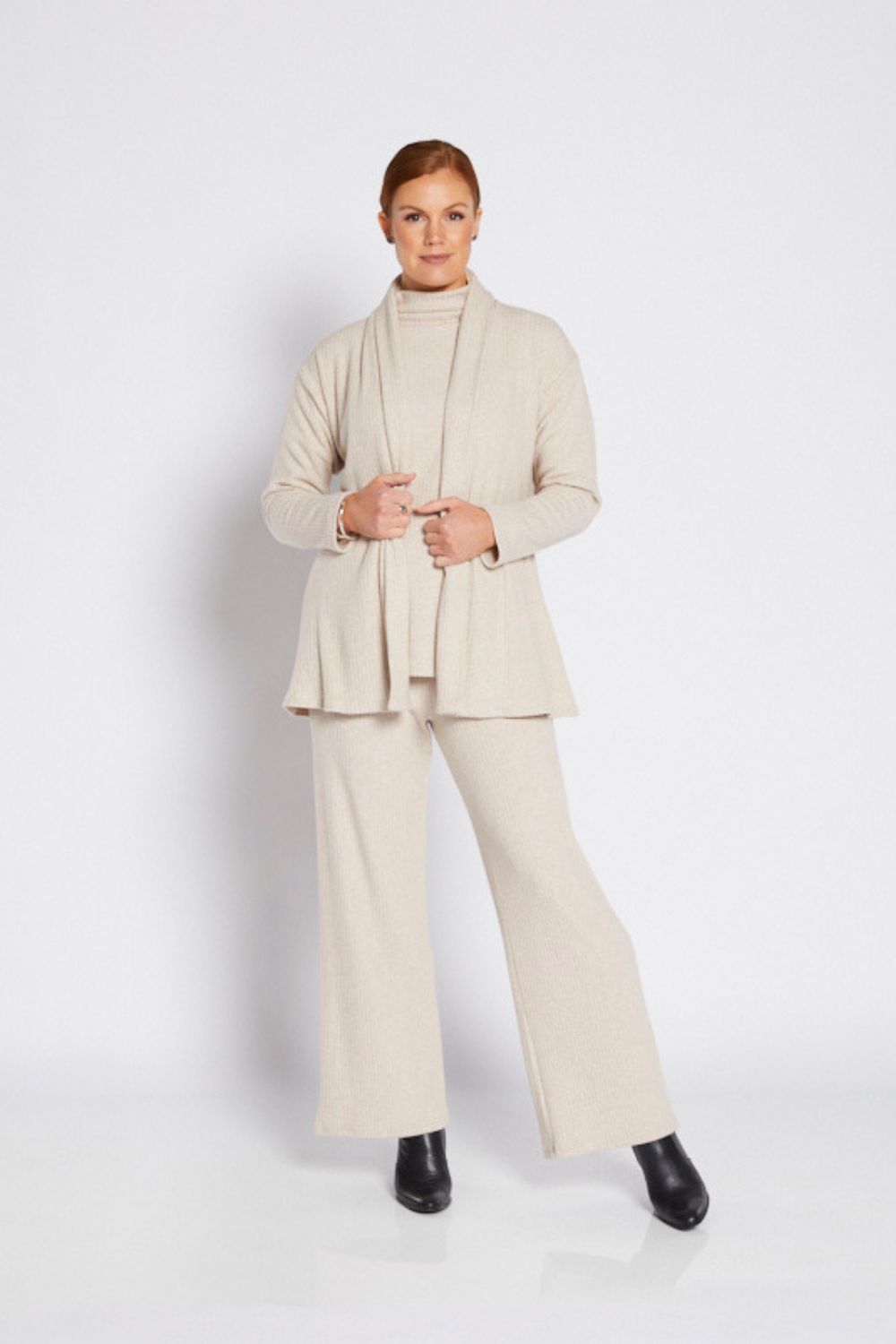 Toro Brushed Rib Pant | Oatmeal