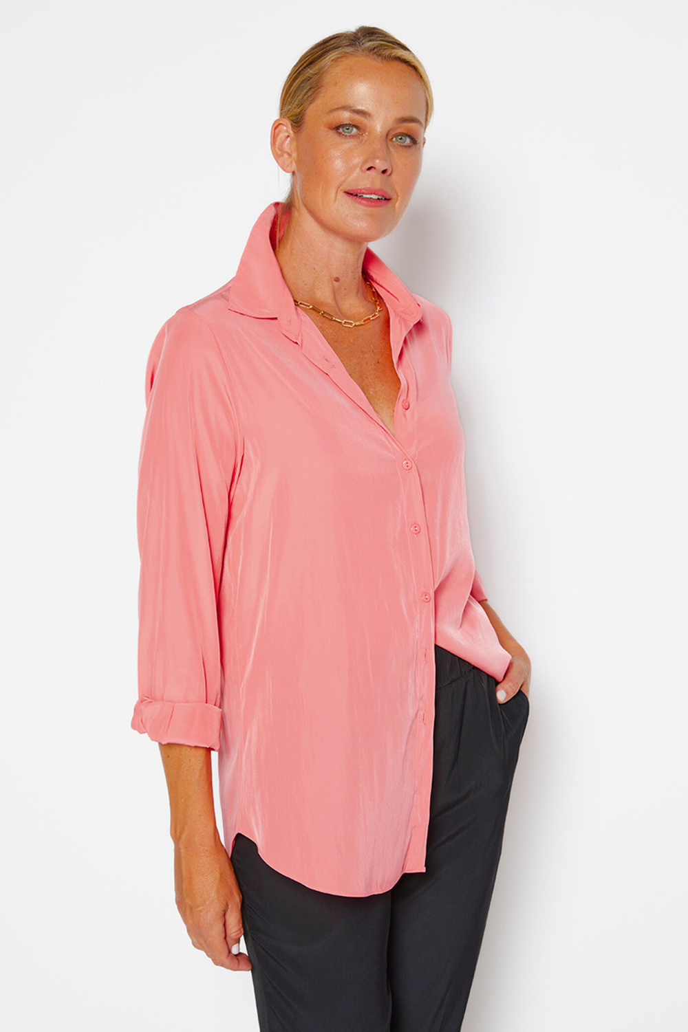 Philosophy Greville Classic Shirt | Coral_ Shop 12