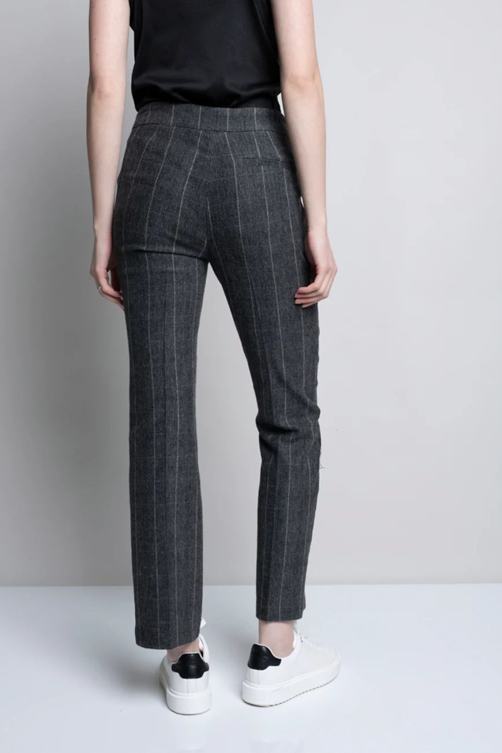 Straight Leg Pant | Charcoal Multi