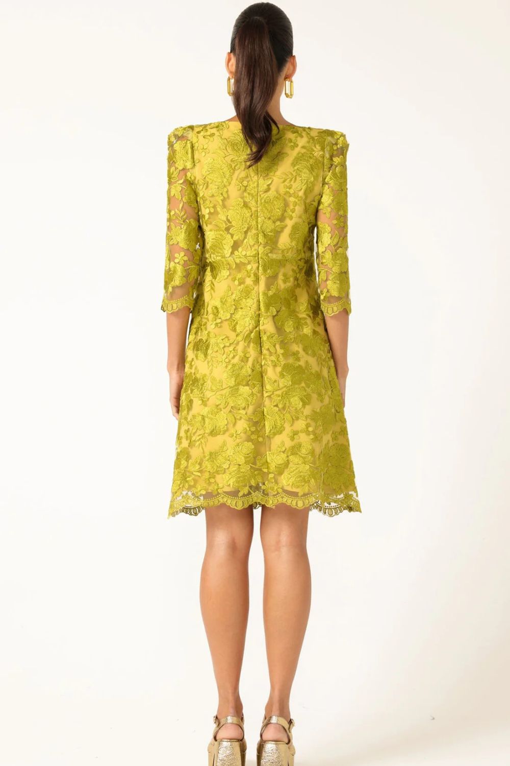 Layla Shift Dress | Chartreus
