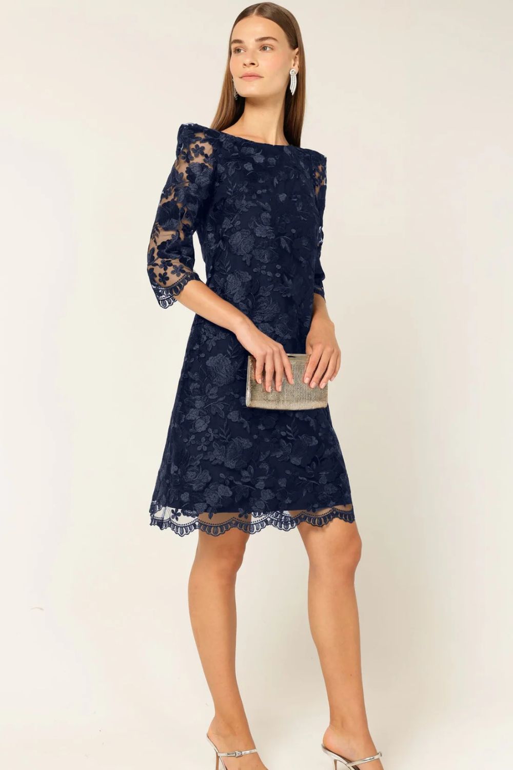 Layla Shift Dress | Navy