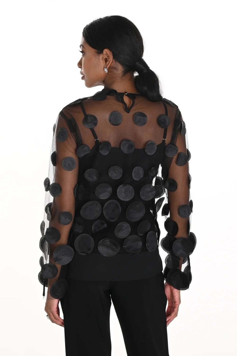 Mesh Statement Top | Black