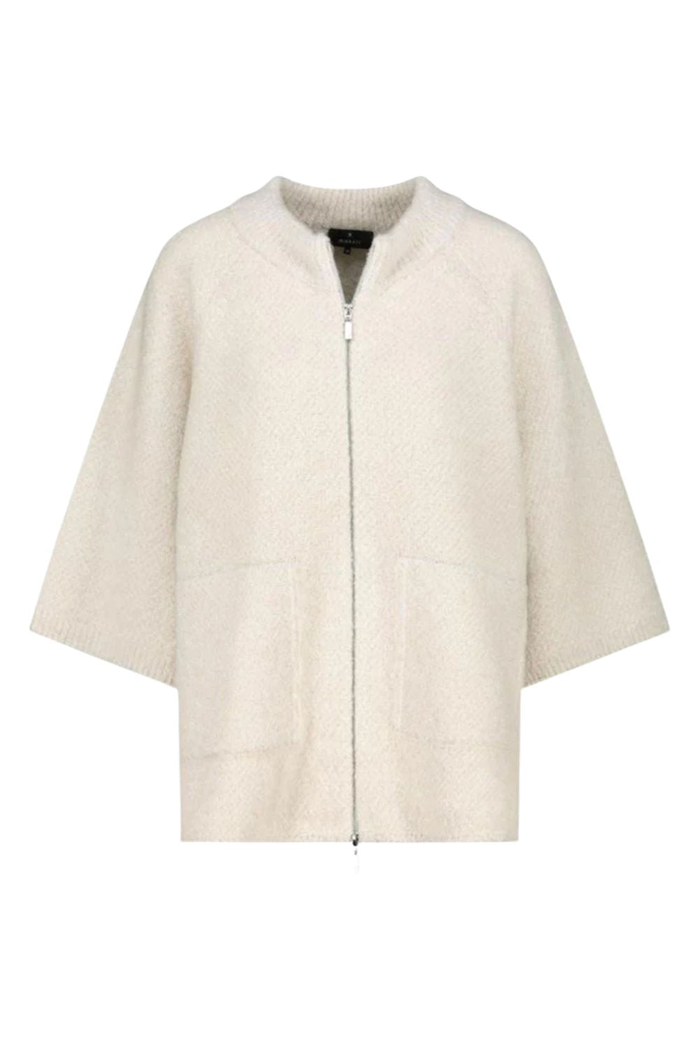 Knitted Cape Jacket | Almond