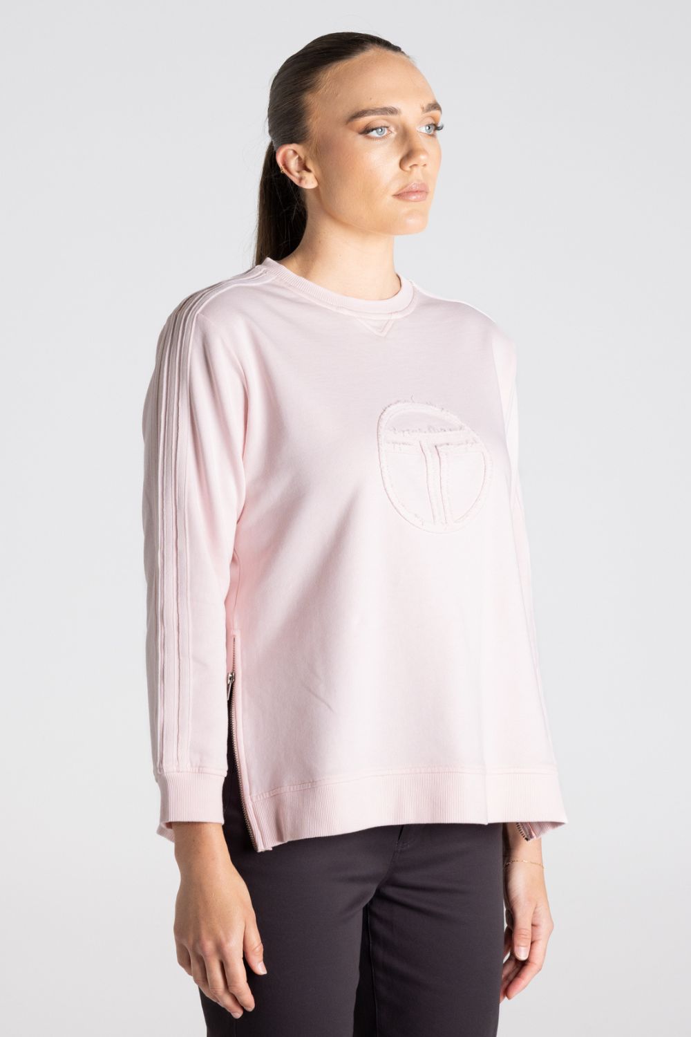 Drop Shoulder Sweat | Pink