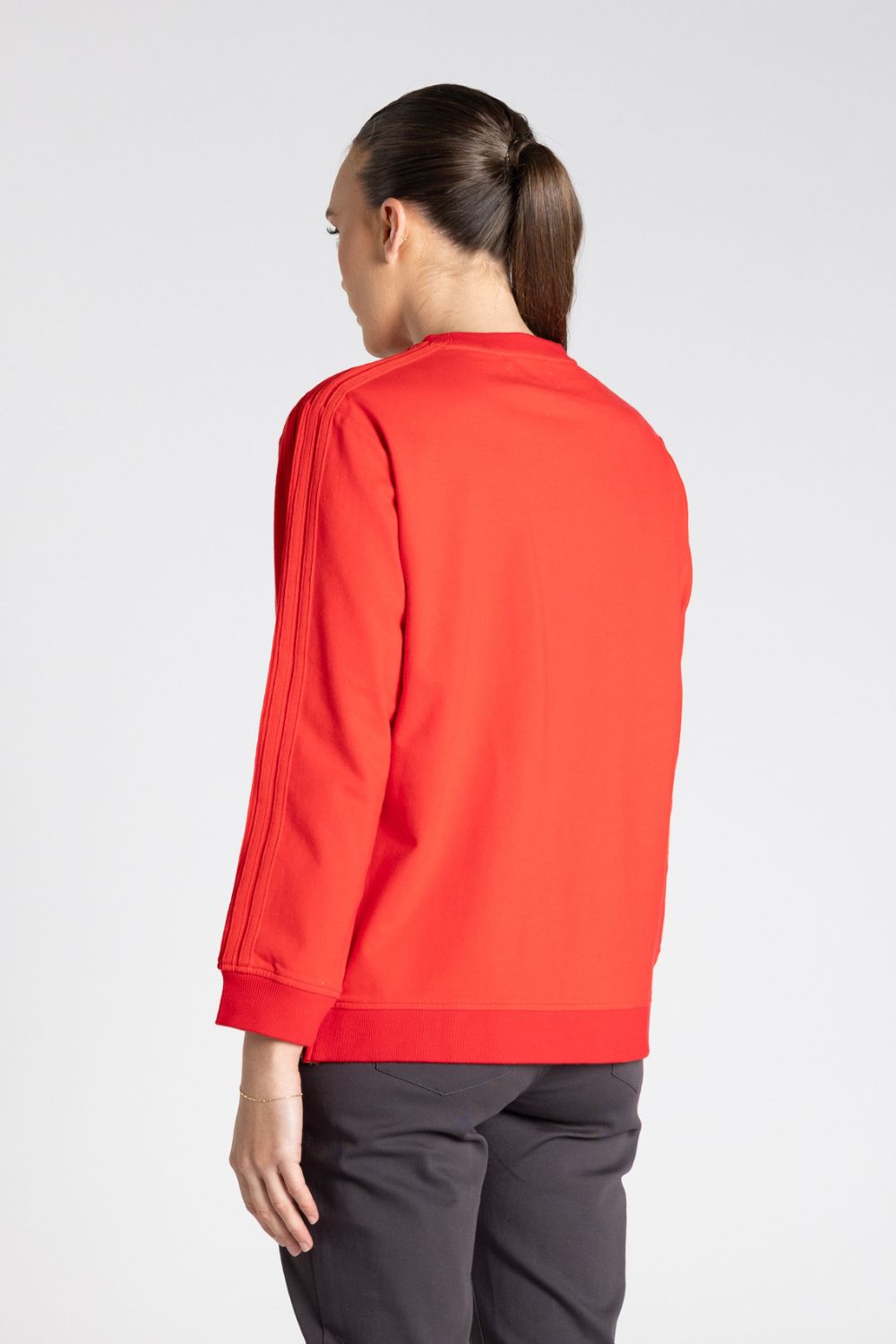 Drop Shoulder Sweat | Intense Orange