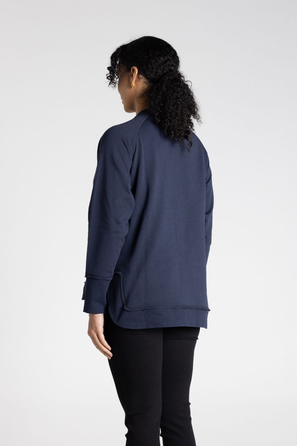 Raw Edge Sweat Logo | Ink