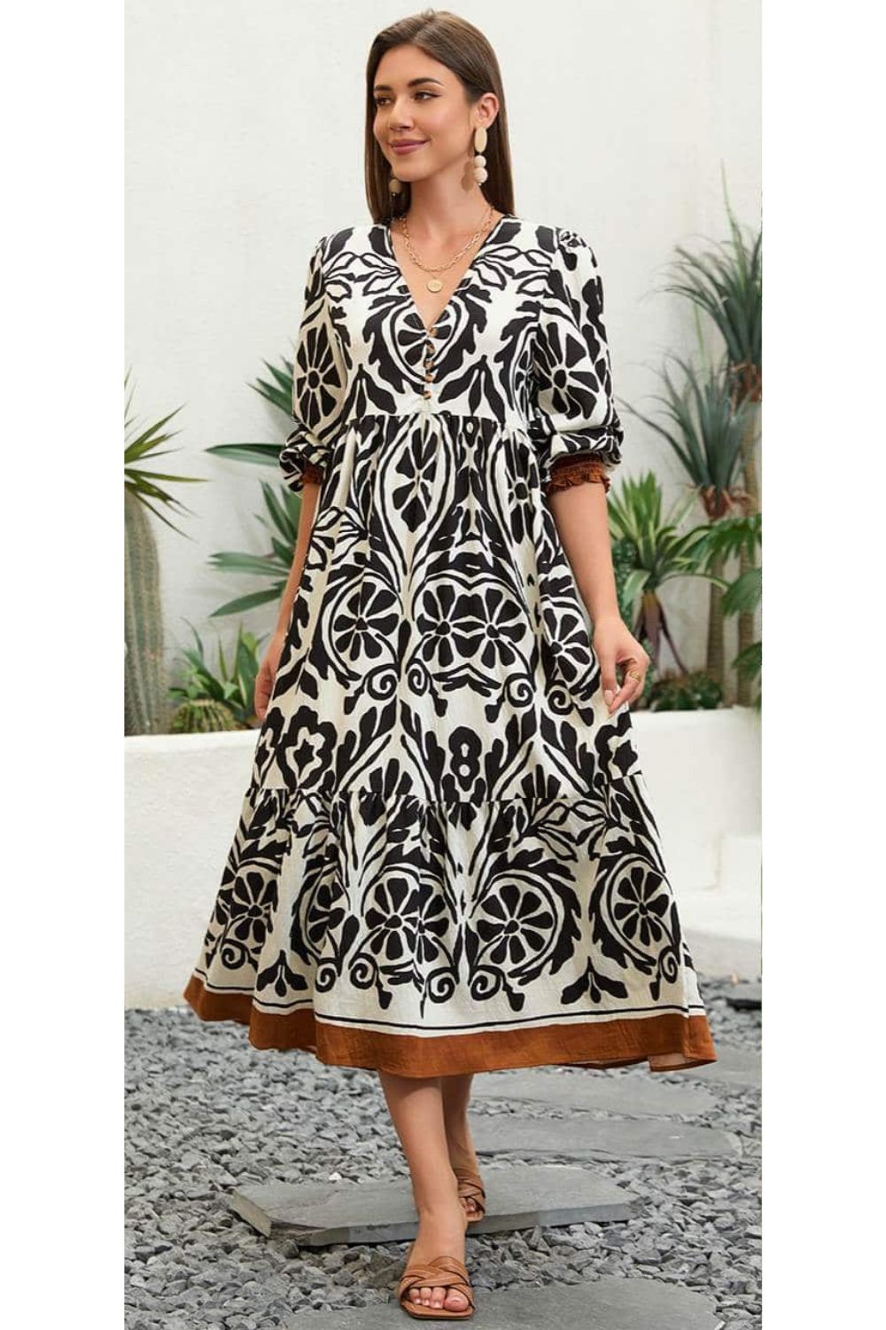 Suzanna Dress | White Multi
