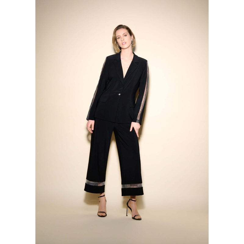 Signature Jacket with Diamanté | Black-Joseph Ribkoff-Shop 12 Bendigo