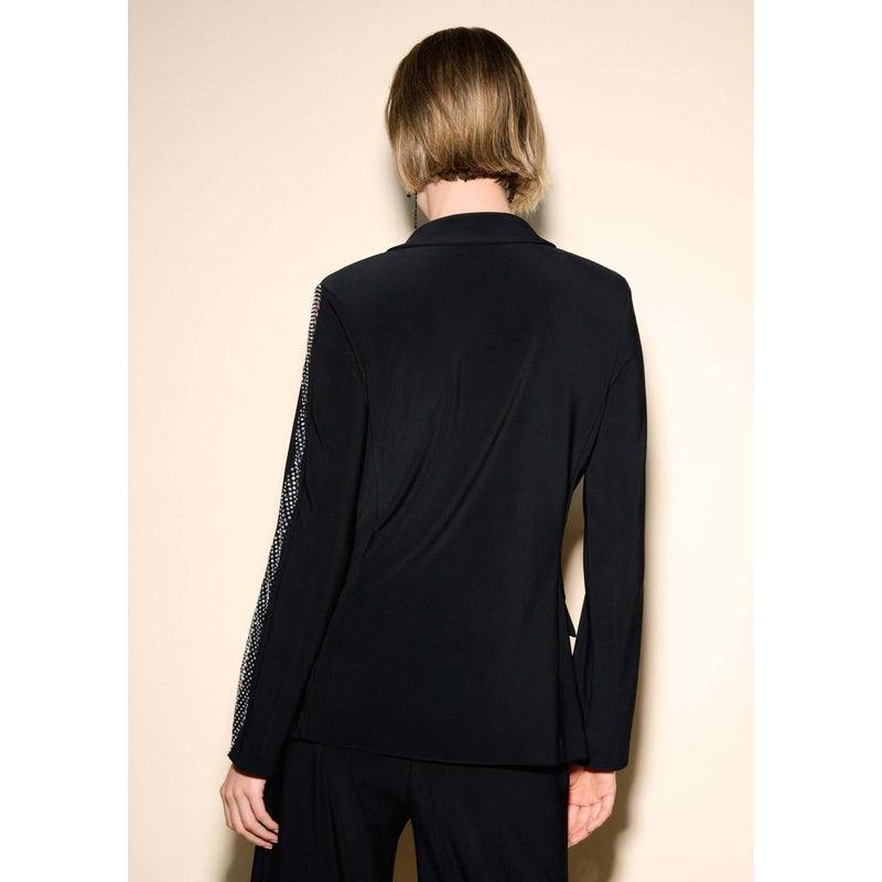Signature Jacket with Diamanté | Black-Joseph Ribkoff-Shop 12 Bendigo