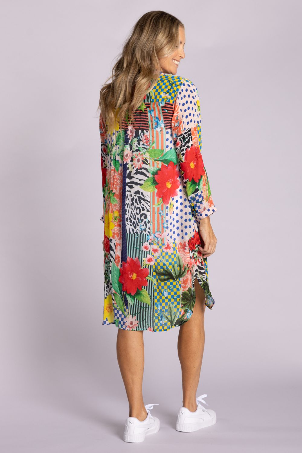 Imogen Shirt Dress | Savanna Bloom
