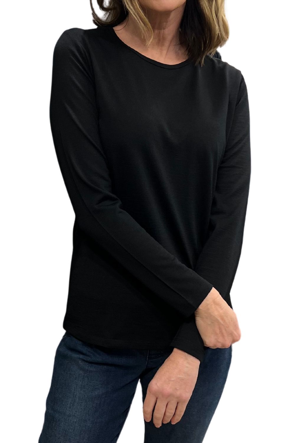 Merino Crew | Black