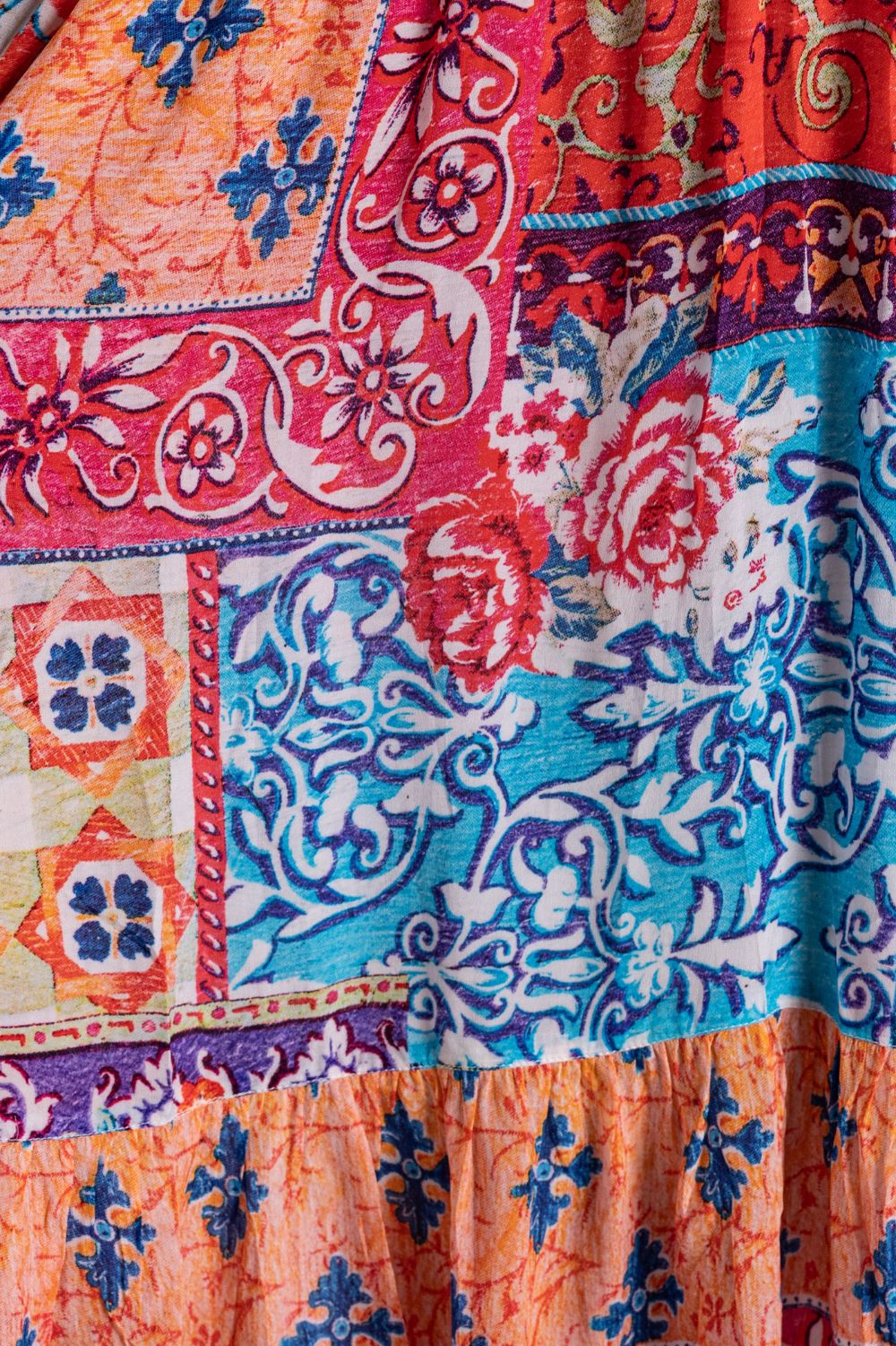 Jocelyn Button Down Dress | Sunset Tapestry_Shop 12
