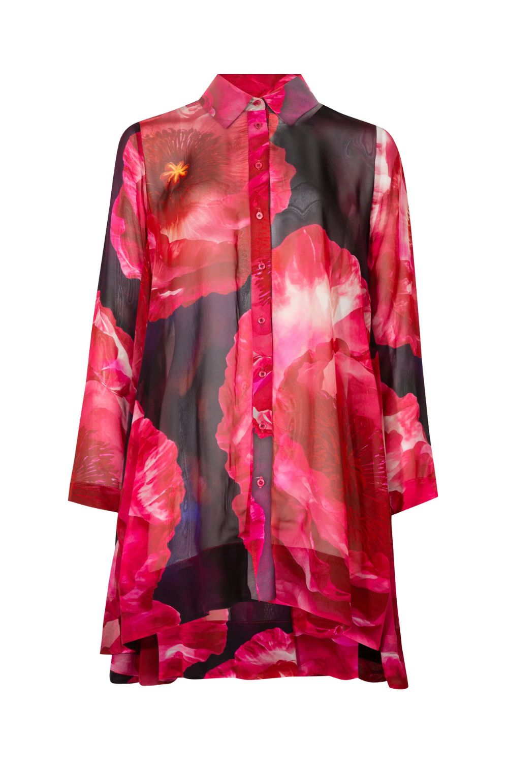 On With The Show Blouse | Rose