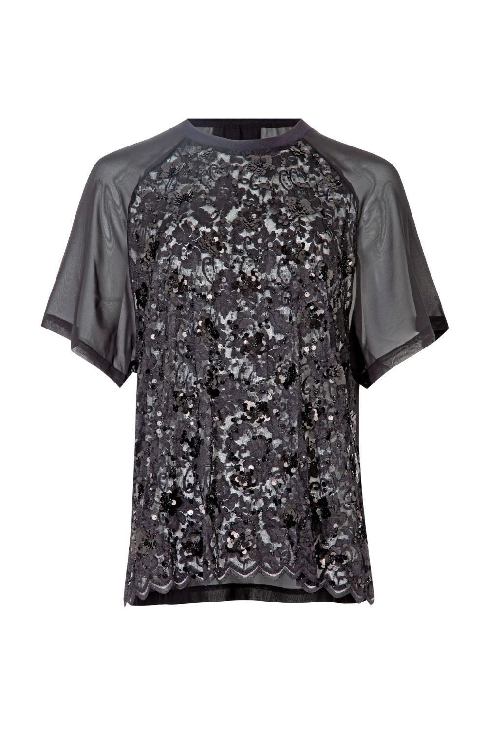 Picture Perfect Top | Black Sparkle
