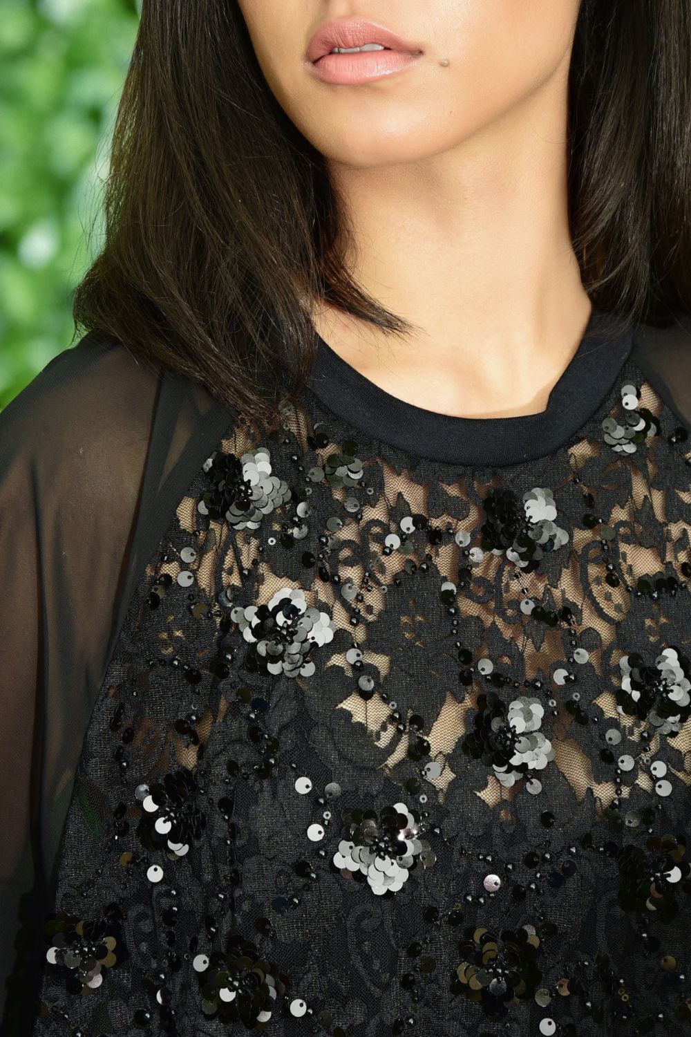 Picture Perfect Top | Black Sparkle